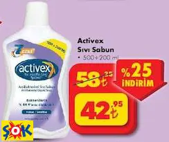 ACTİVEX SIVI SABUN